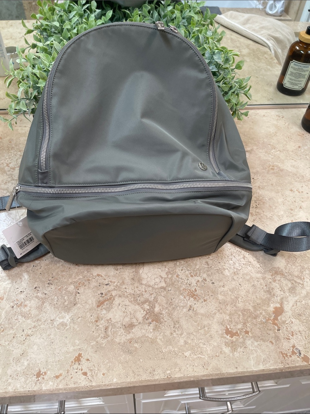 lululemon athletica Olive Green Nylon City Adventure Backpack